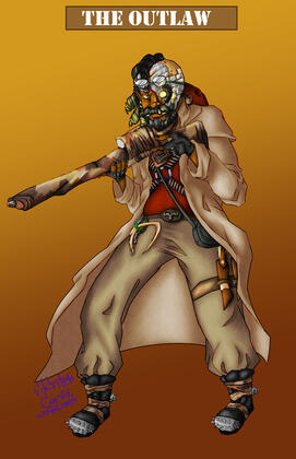 Outlaw character design Outlaw character design