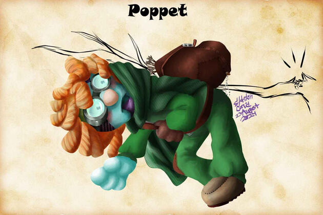 Poppet final character concept work Poppet final character concept work